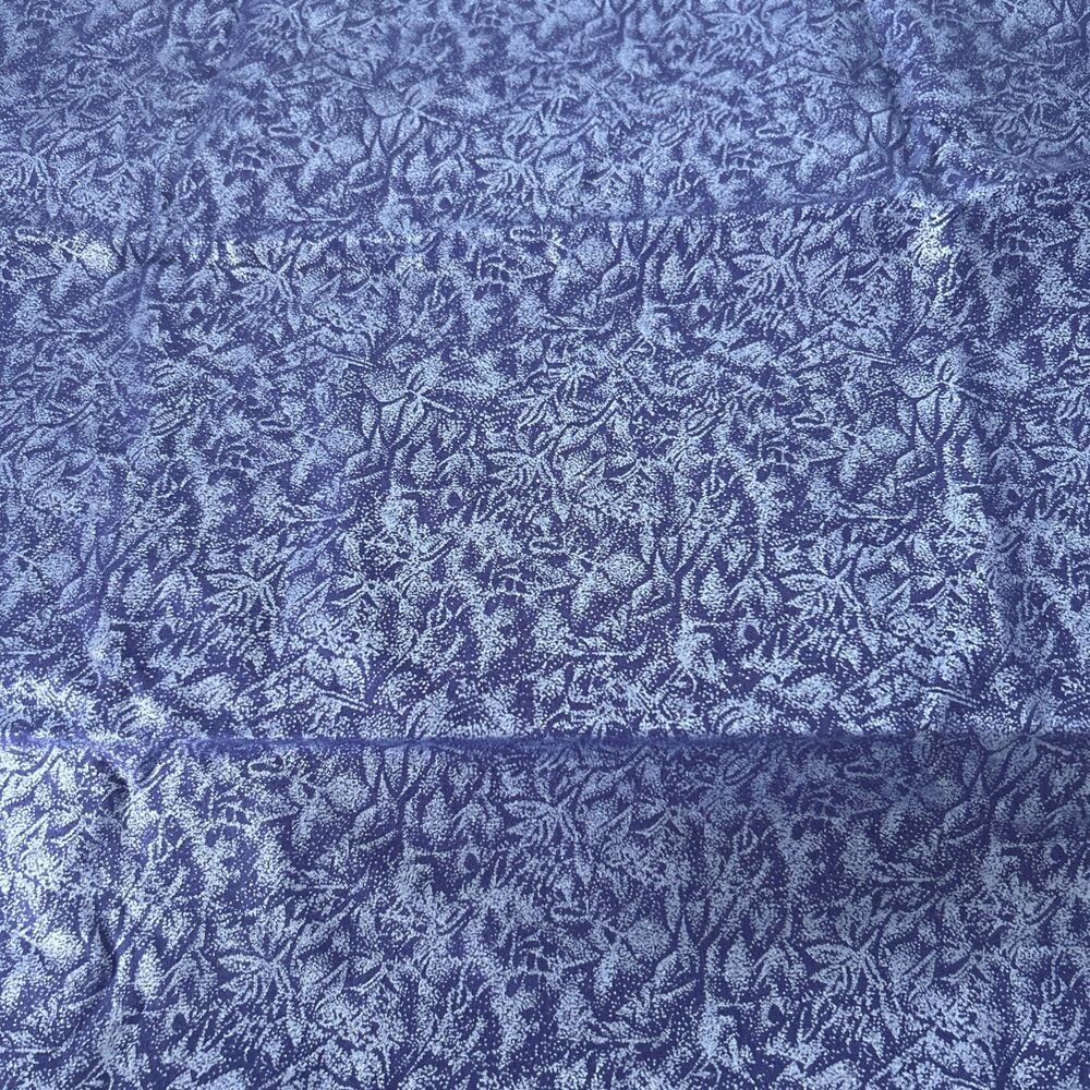 Michael Miller Fairy Frost Blue Shimmery Cotton Quilting Fabric 21 X 42 CM0376